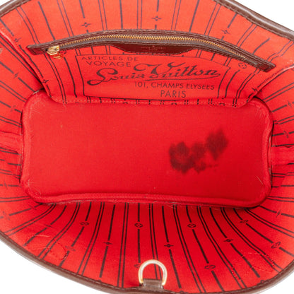 Louis Vuitton Monogram Damier Ebene Canvas Neverfull PM Shoulder Bag