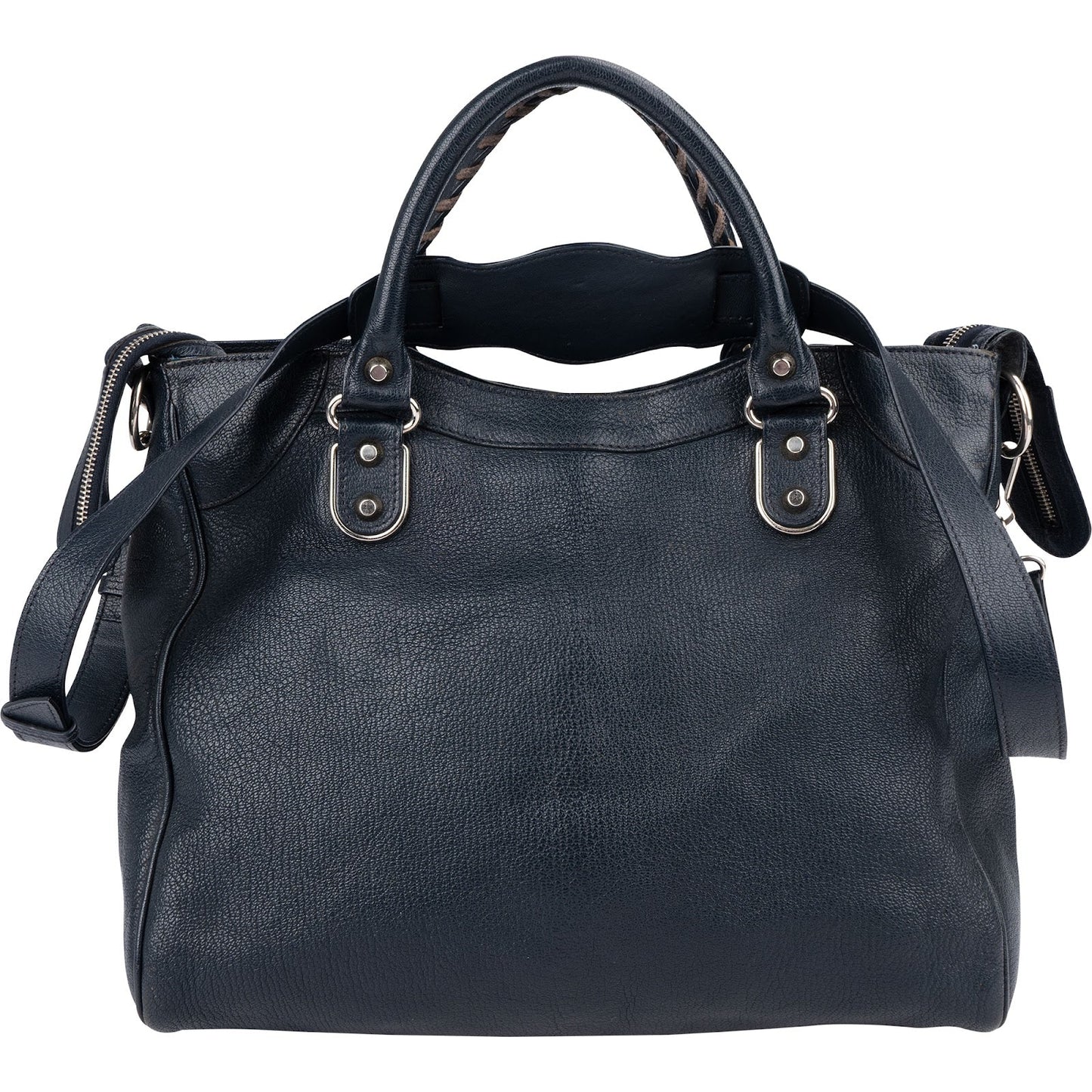 Balenciaga Blue  Leather Giant City Handbag