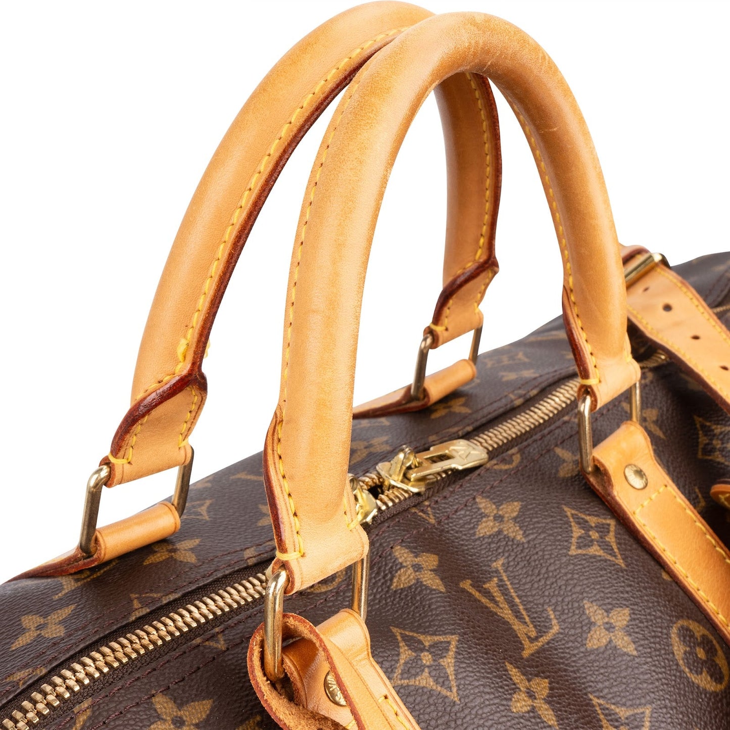 Louis Vuitton Monogram Canvas Keepall 55 Bandoulière Travel Bag