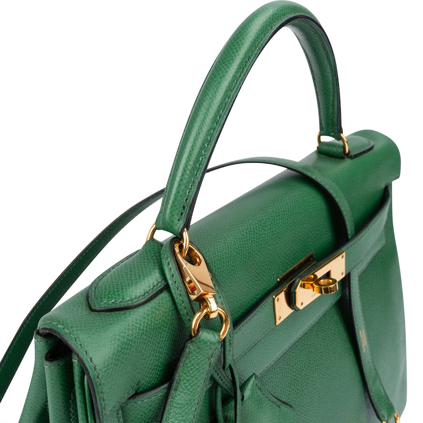 Hermès veau Courchevel Leather Kelly Sellier 32 Handbag