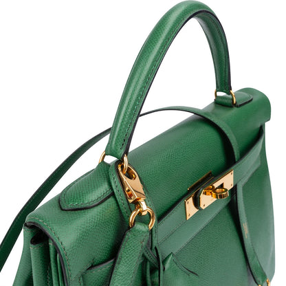 Hermès veau Courchevel Leather Kelly Sellier 32 Handbag