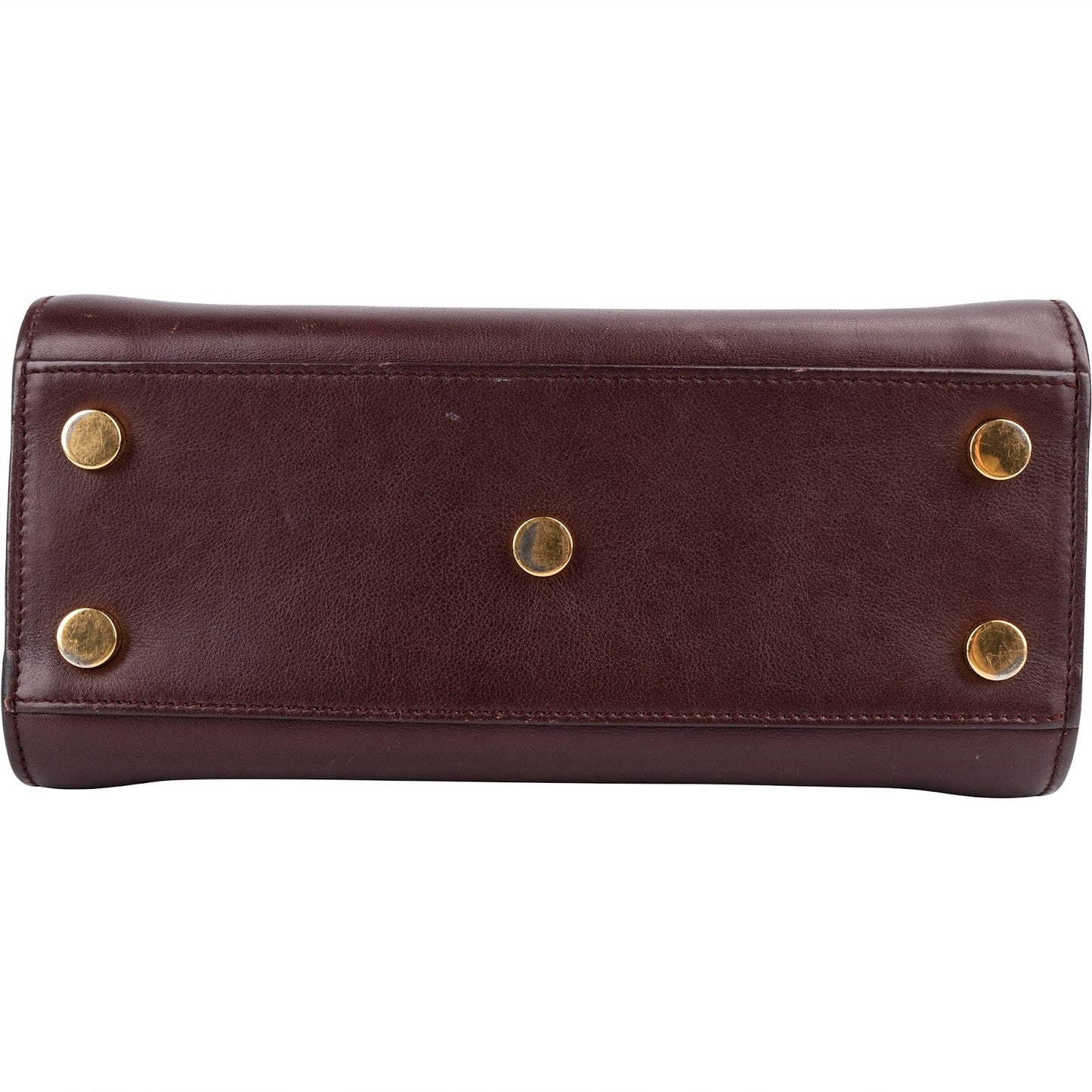 Saint Laurent Calfskin Leather Nano Sac De Jour Handbag