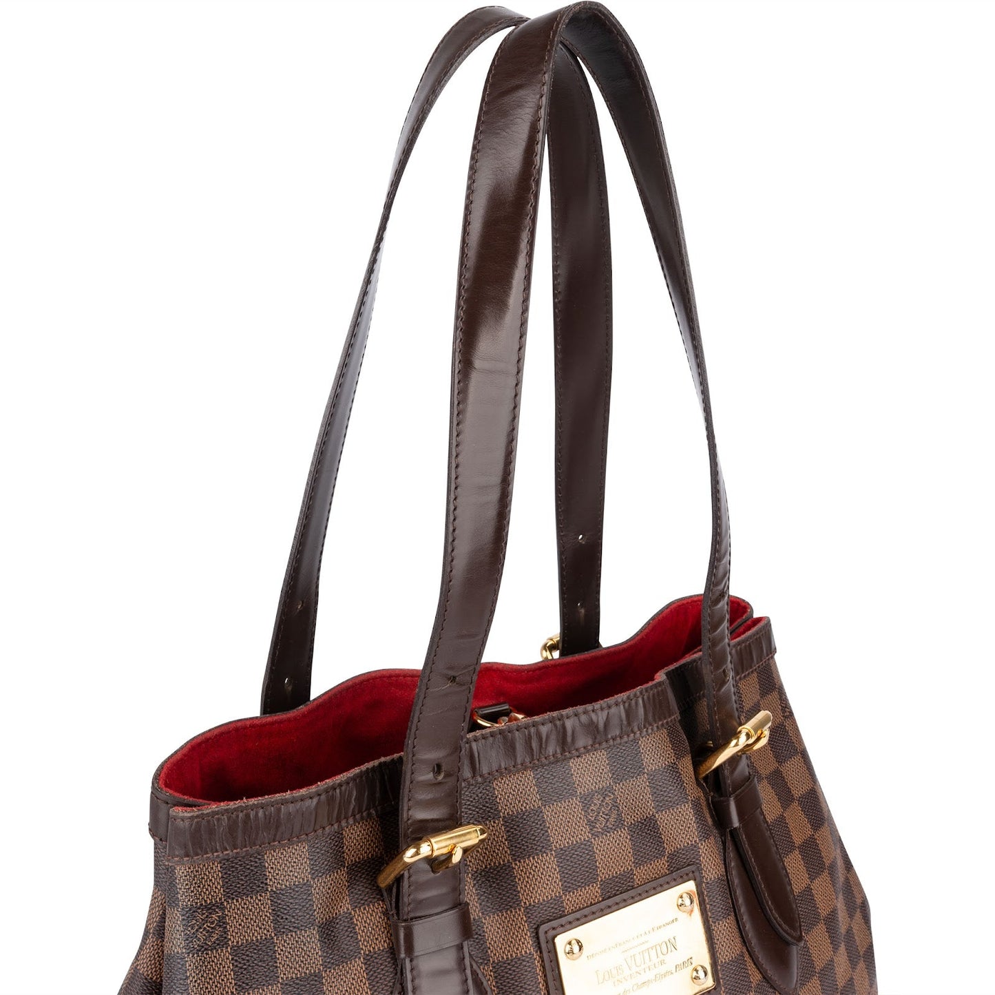Louis Vuitton Monogram Damier Ebene Hampstead GM Shoulder Bag