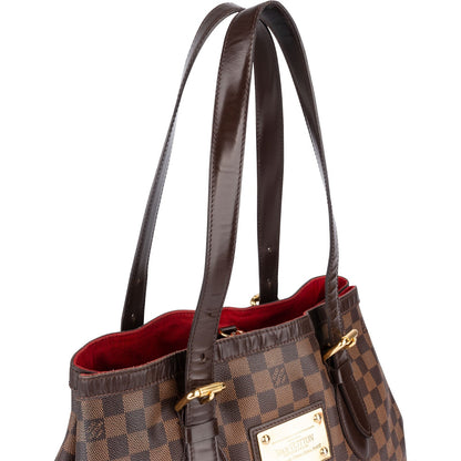 Louis Vuitton Monogram Damier Ebene Hampstead GM Shoulder Bag