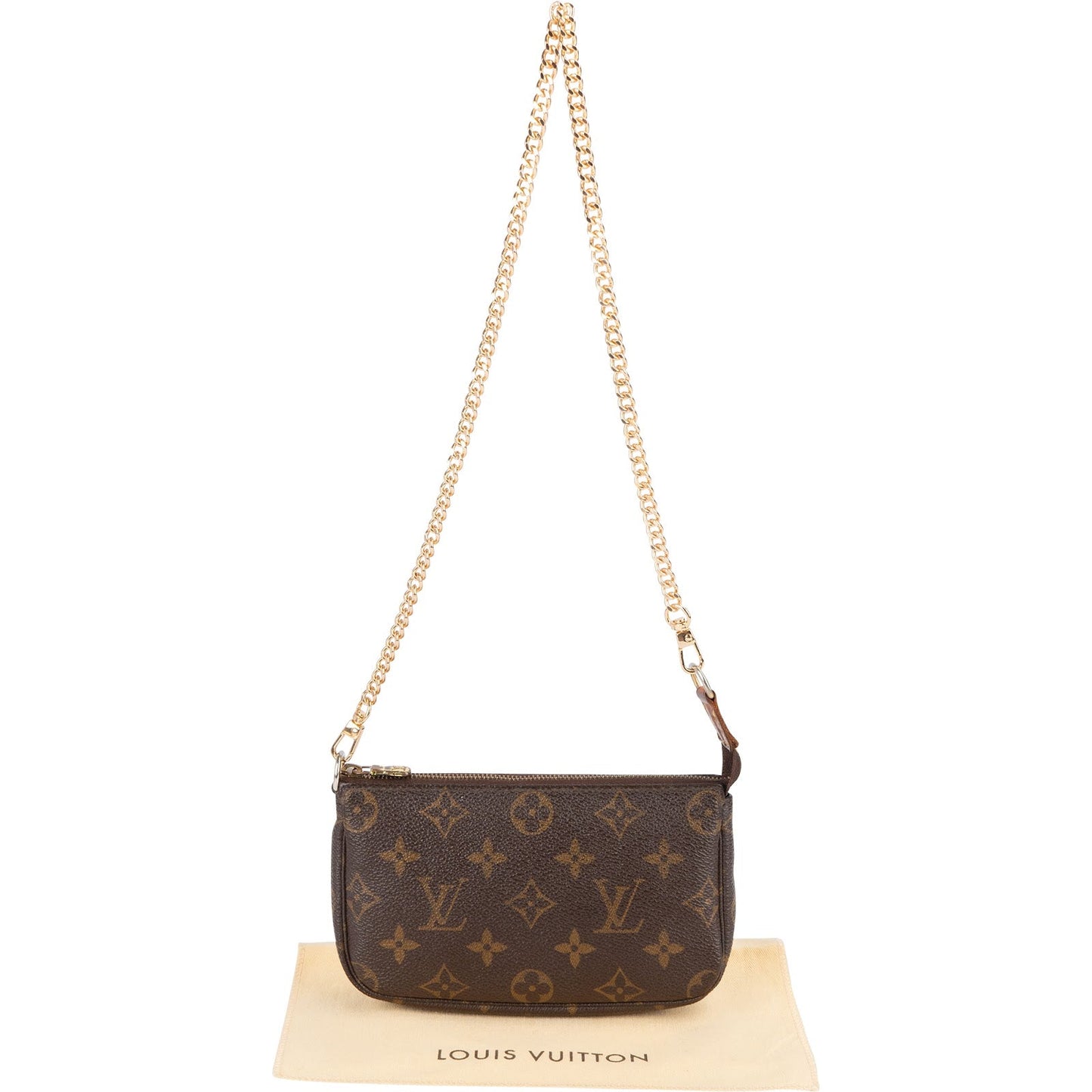 Louis Vuitton Monogram Canvas Mini Pochette Accessoires Shoulder Bag