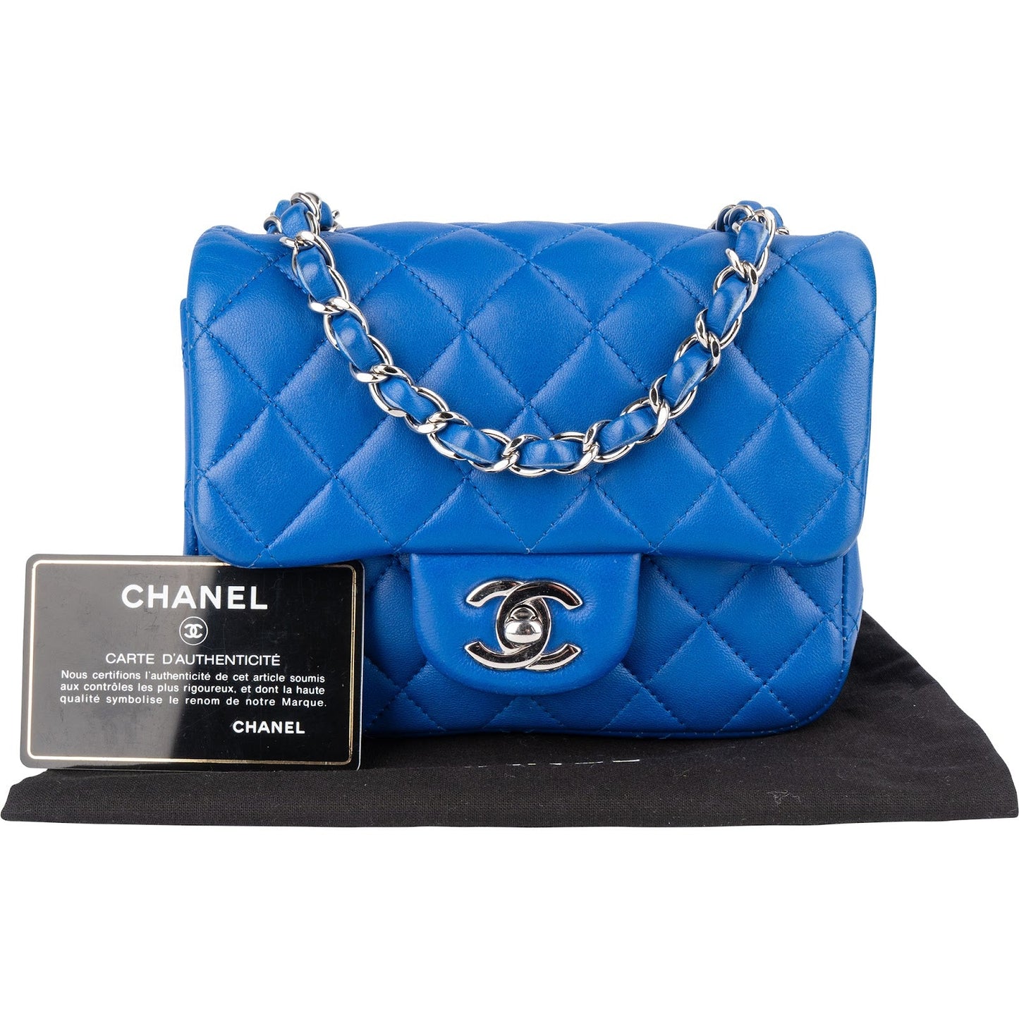 Chanel Quilted Lambskin Mini Single Flap Crossbody Bag