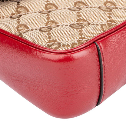 Gucci Quilted GG Monogram Marmont Mini Crossbody Bag