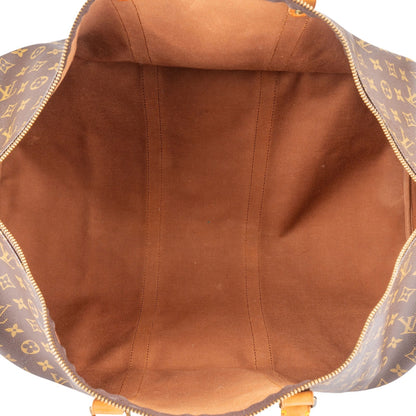 Louis Vuitton Monogram Canvas Keepall 60 Bandoulière Travel Bag