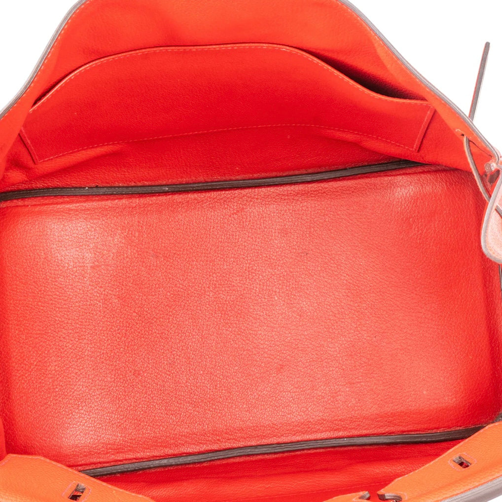 Hermès Rouge Togo Leather Birkin 35 Handbag