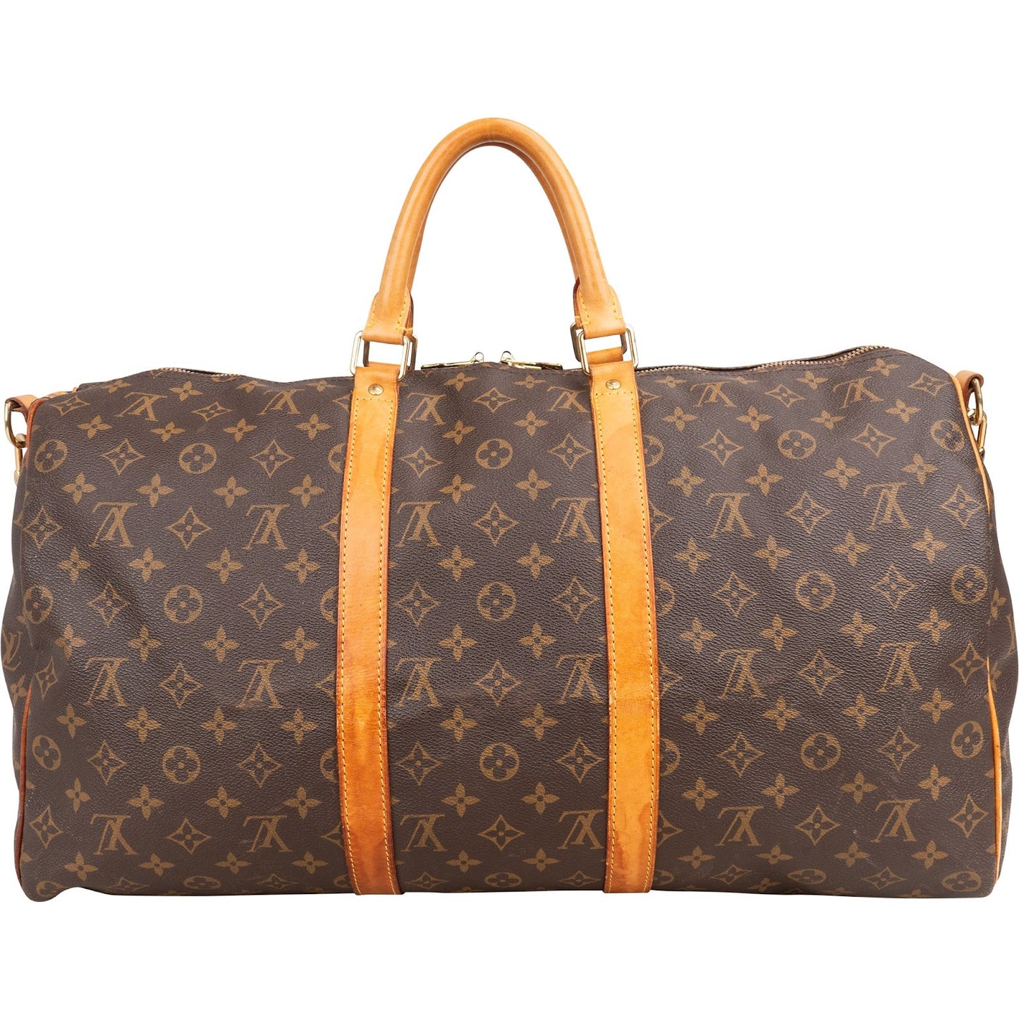 Louis Vuitton Monogram Canvas Keepall 50 Bandoulière Travel Bag