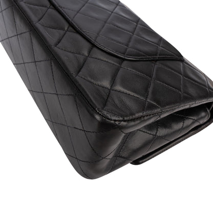 Chanel Quilted Lambskin Medium 24K Gold Double Flap Shoulder Bag