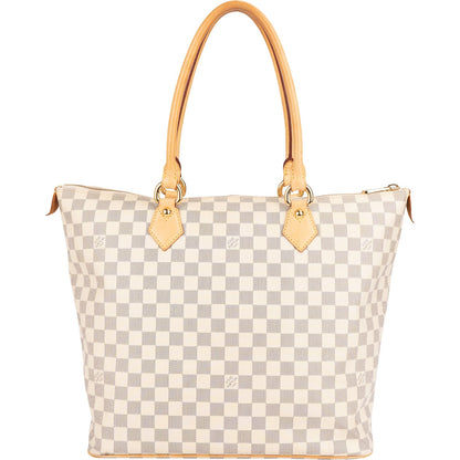 Louis Vuitton Monogram Damier Azur Saleya GM Handbag