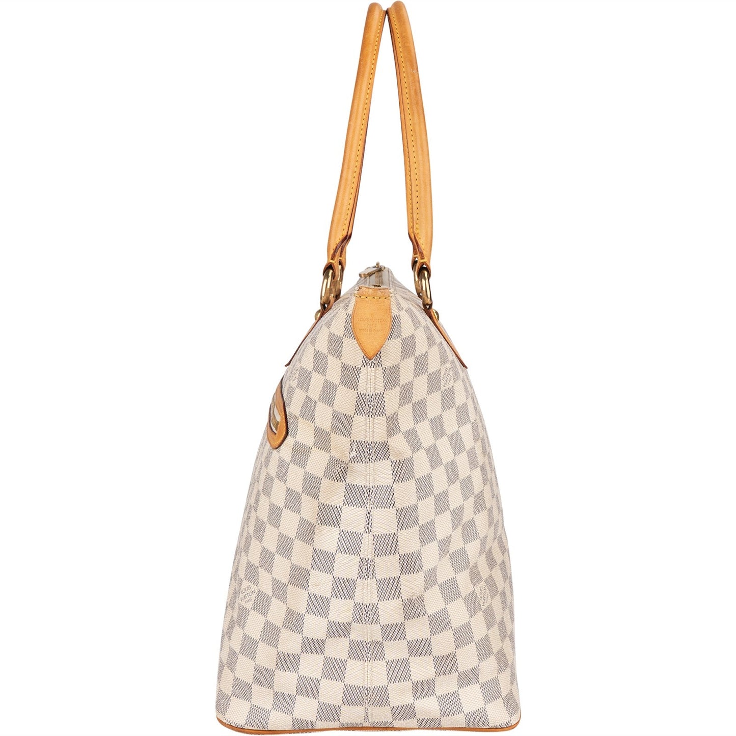 Louis Vuitton Monogram Damier Azur Canvas Saleya GM Tote Shoulder Bag