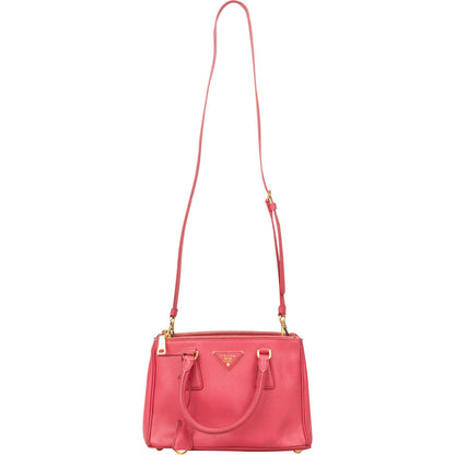 Prada Saffiano Leather Small Galleria Tote Handbag