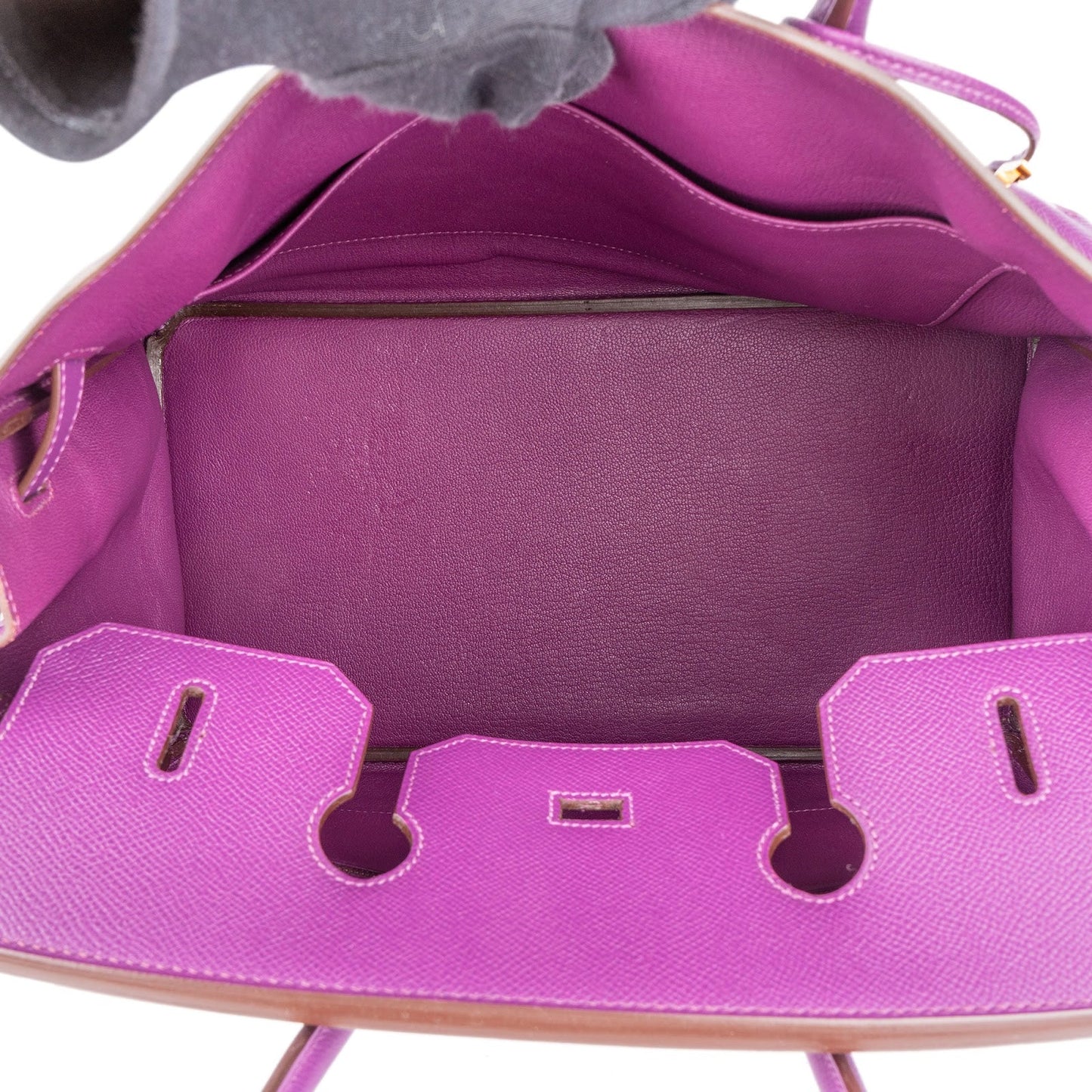 Hermès Violet Epsom Leather Birkin 35 Handbag