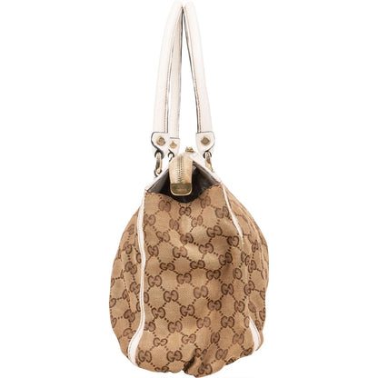 Gucci Monogram GG Canvas Abbey D-Ring Tote Shoulder Bag