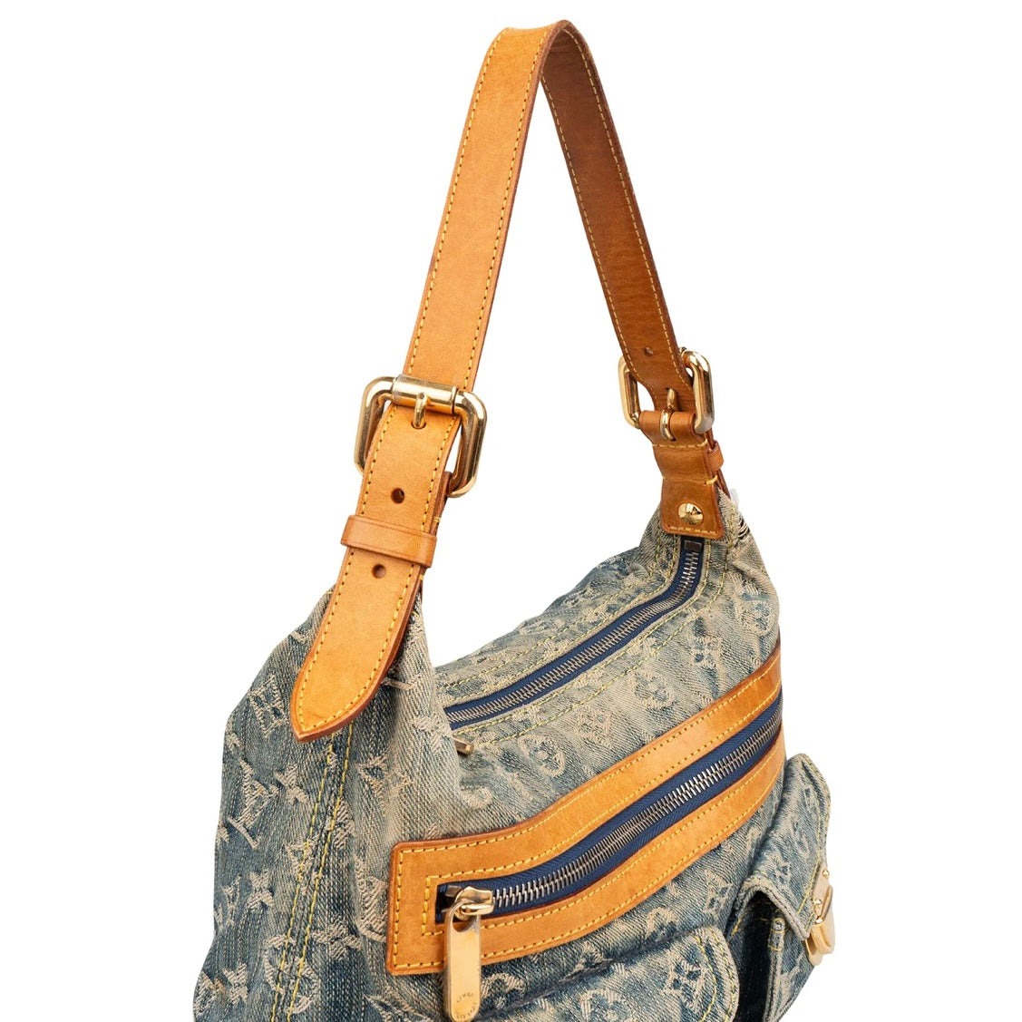 Louis Vuitton Monogram Denim Baggy PM Shoulder Bag