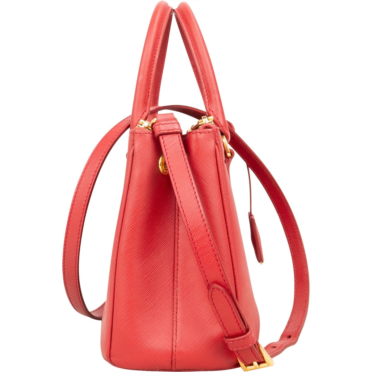 Prada Saffiano Leather Small Galleria Handbag