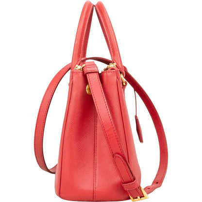 Prada Saffiano Leather Small Galleria Handbag