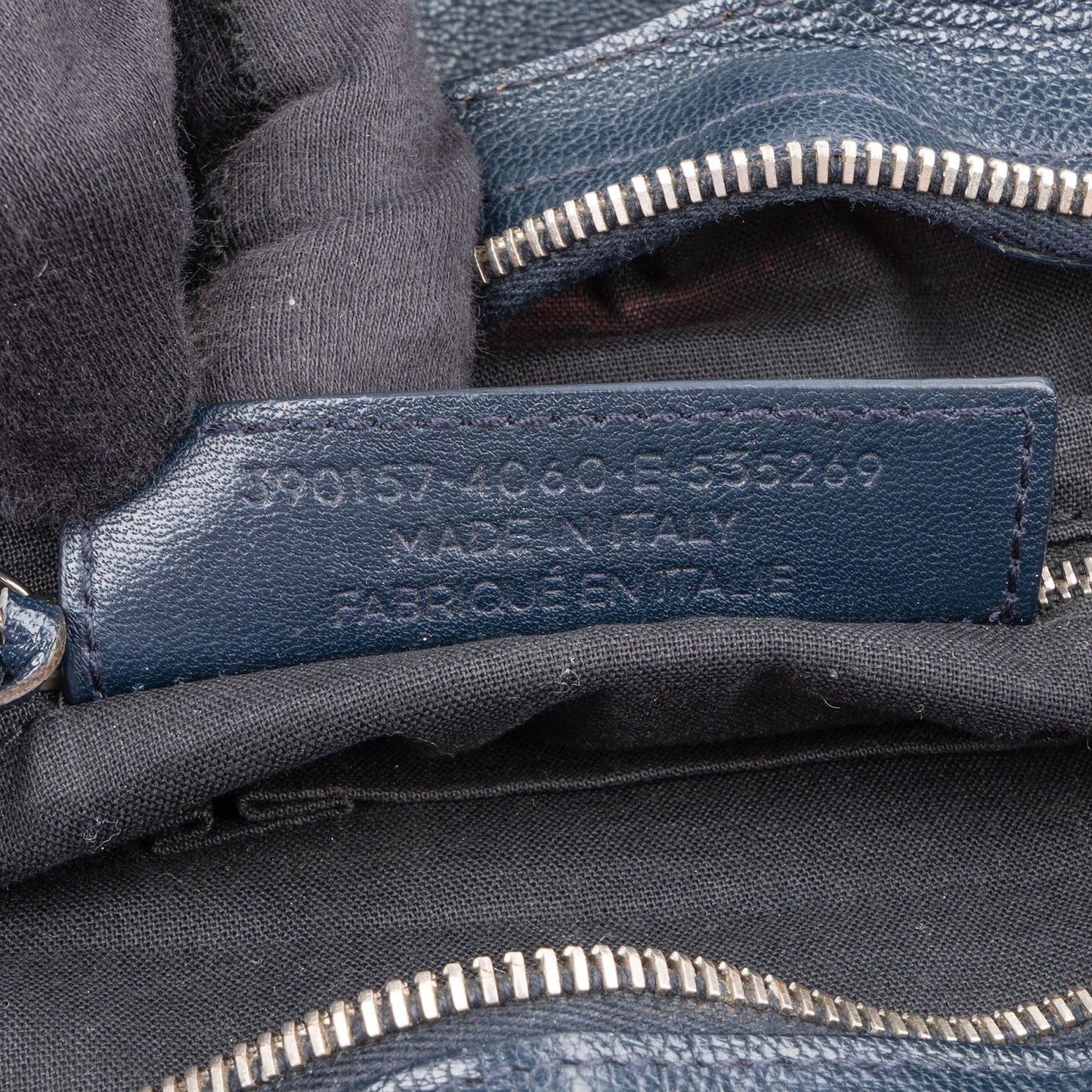 Balenciaga Blue  Leather Giant City Handbag