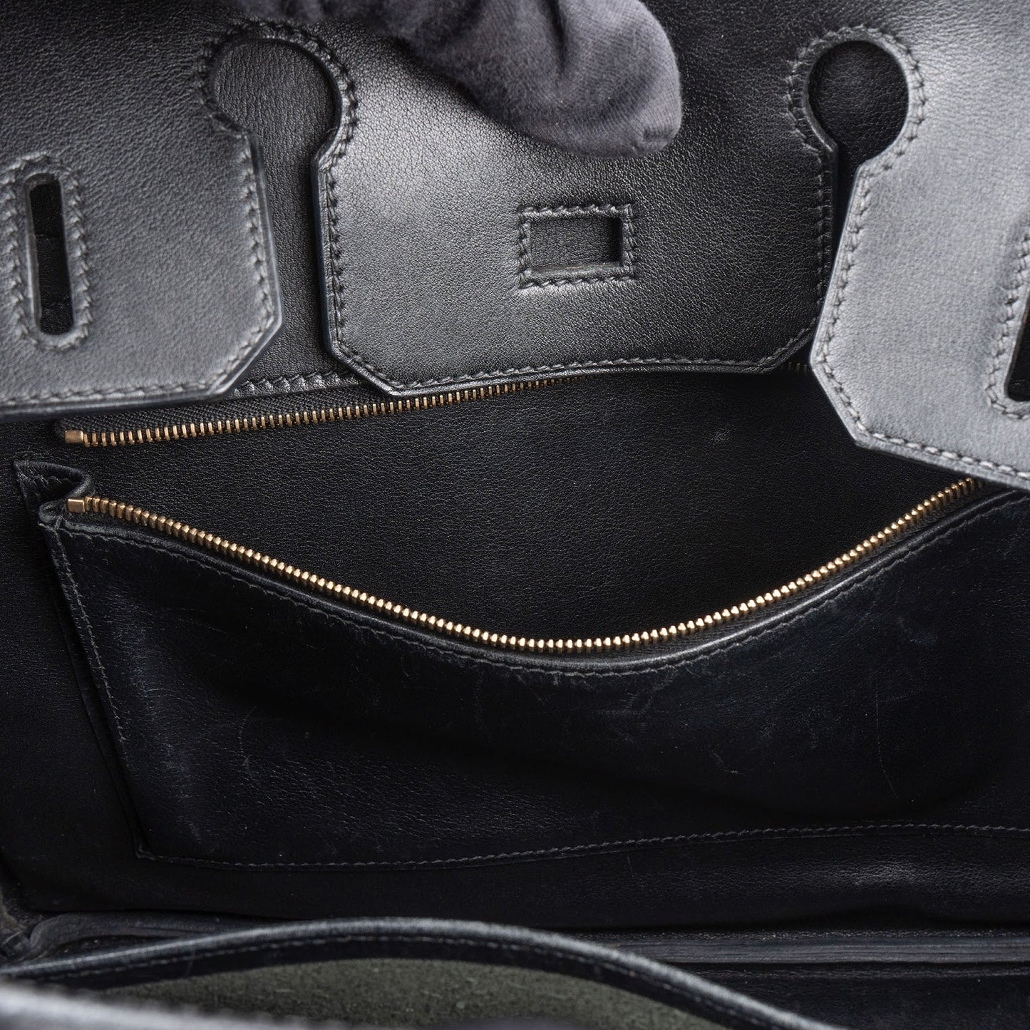 Hermès Noir Swift Leather Birkin 30 Handbag