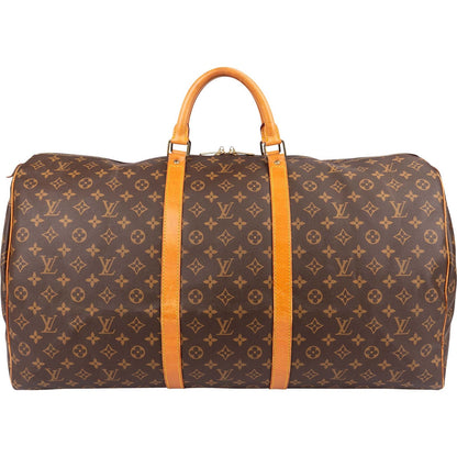 Louis Vuitton Monogram Canvas Keepall 60 Travel Bag
