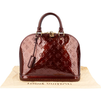 Louis Vuitton Monogram Vernis Leather Alma PM Handbag