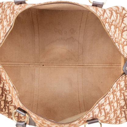 Christian Dior Trotter Monogram Boston 40 Handbag