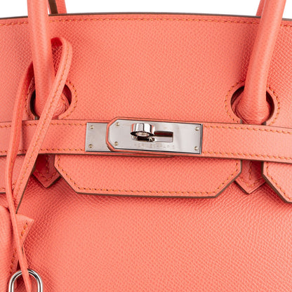 Hermès Flamingo Epsom Leather Birkin 35 Handbag