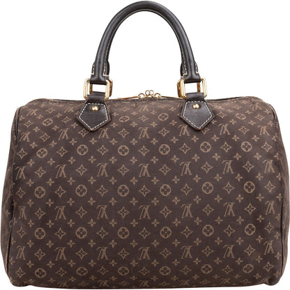 Louis Vuitton Monogram Mini Lin Speedy 30 Bandoulière Handbag
