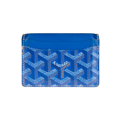 Goyard Blue Goyardine Cardholder