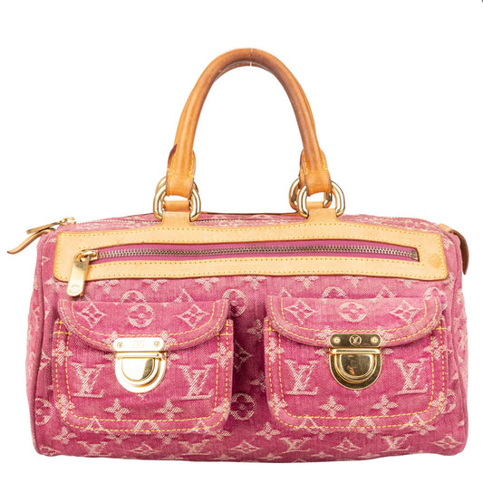 Louis Vuitton Denim Monogram Neo Speedy 30 Handbag