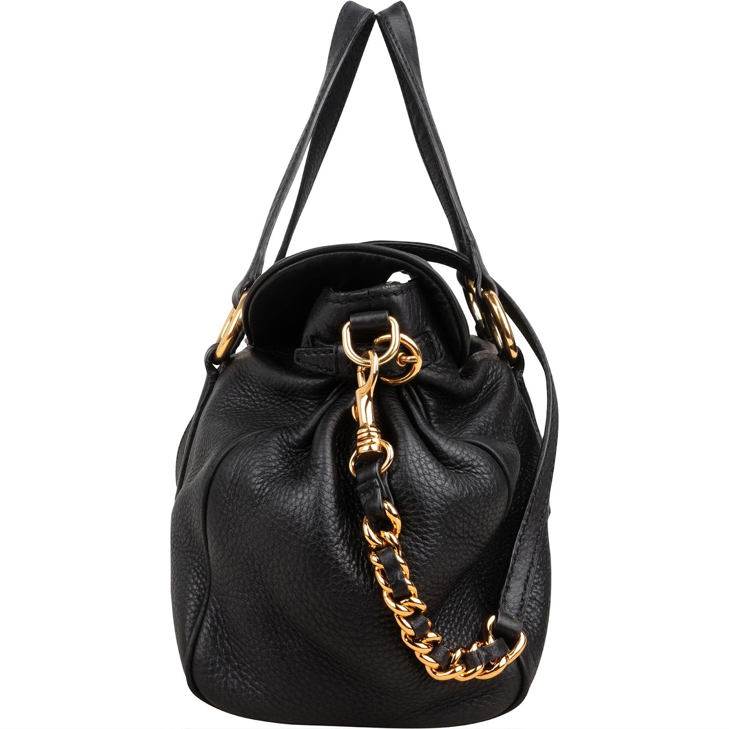 Miu Miu Vitello Daino Leather Bauletto Satchel Handbag