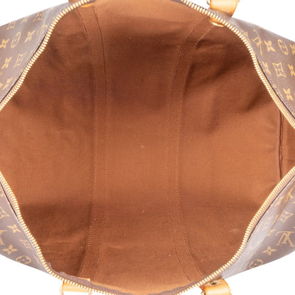 Louis Vuitton Monogram Canvas Keepall 50 Bandoulière Travel Bag