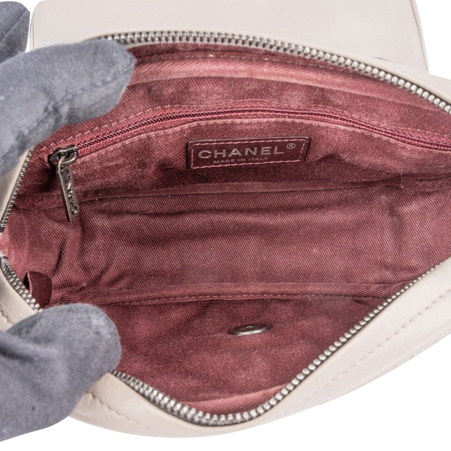 Chanel Quilted Leather Single Flap Crossbody Bag