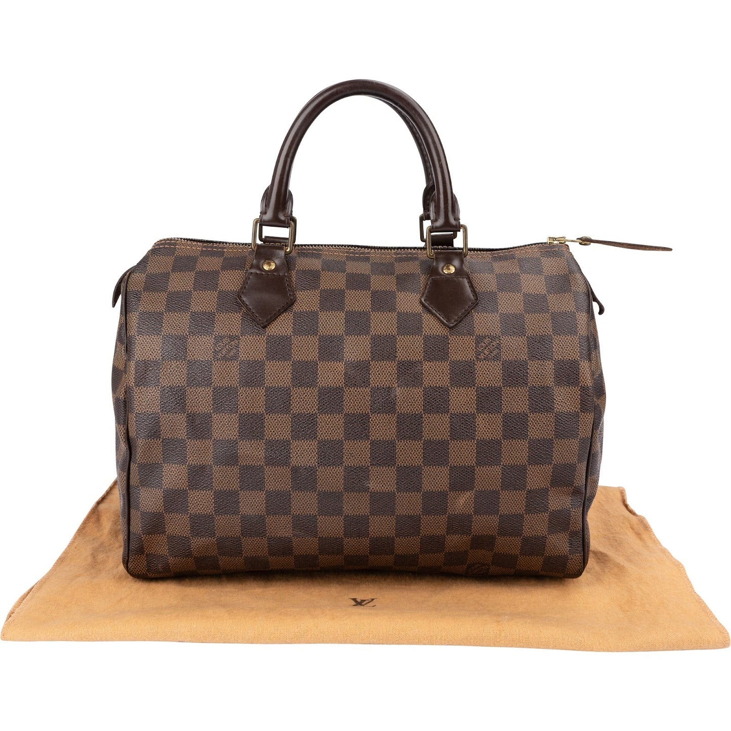 Louis Vuitton Monogram Damier Ebene Canvas Speedy 30 Handbag