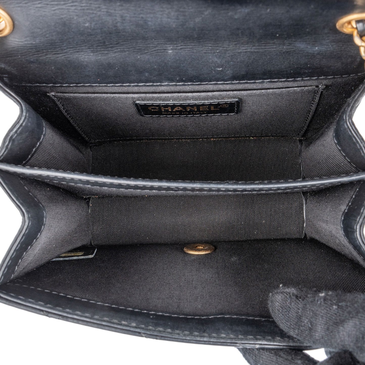 Chanel Quilted Lambskin Mini Rectangular Single Flap Crossbody Bag