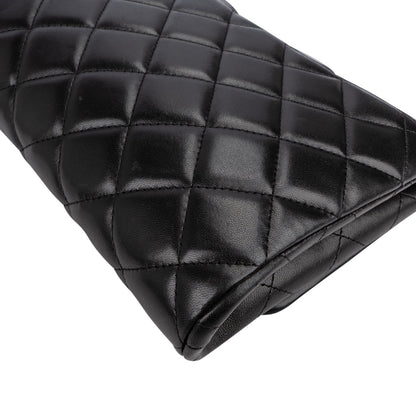 Chanel Quilted Lambskin Medium Single Flap Shoulder Bag