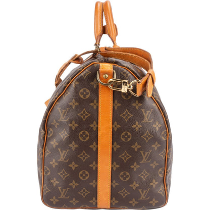 Louis Vuitton Monogram Canvas Keepall 55 Bandoulière Travel Bag
