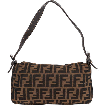 Fendi Monogram FF Baguette  Shoulder Bag