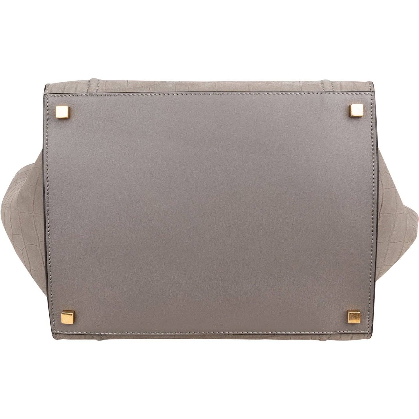 Celine Croc Embossed Leather Phantom Handbag