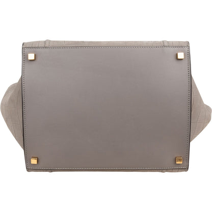 Celine Croc Embossed Leather Phantom Handbag