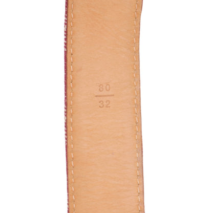 Louis Vuitton Pink Denim Monogram Belt