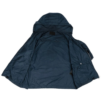 Prada Navy Nylon Triangle Windbreaker Jacket (L-XL)