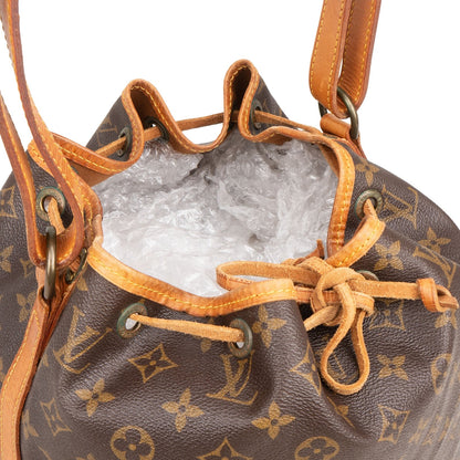 Louis Vuitton Monogram Canvas Sac Noé Petit Shoulder Bag