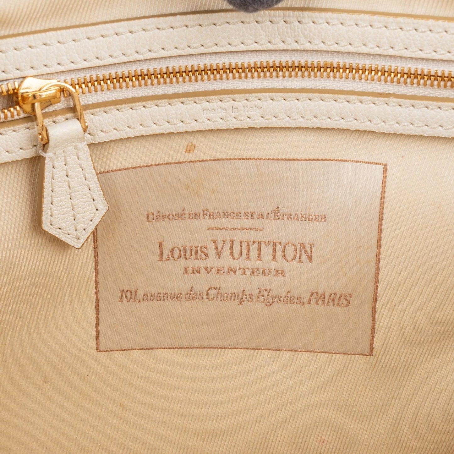 Louis Vuitton Denim Monogram Cabas Sabbia MM Handbag