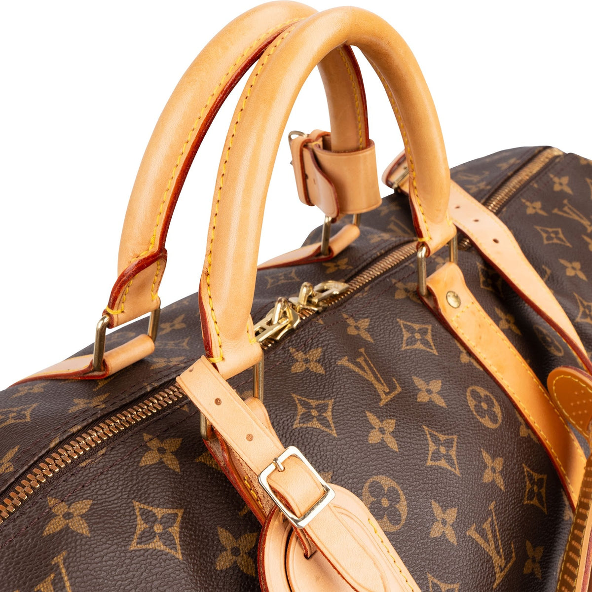 Louis Vuitton Monogram Canvas Keepall 60 Bandoulière Travel Bag