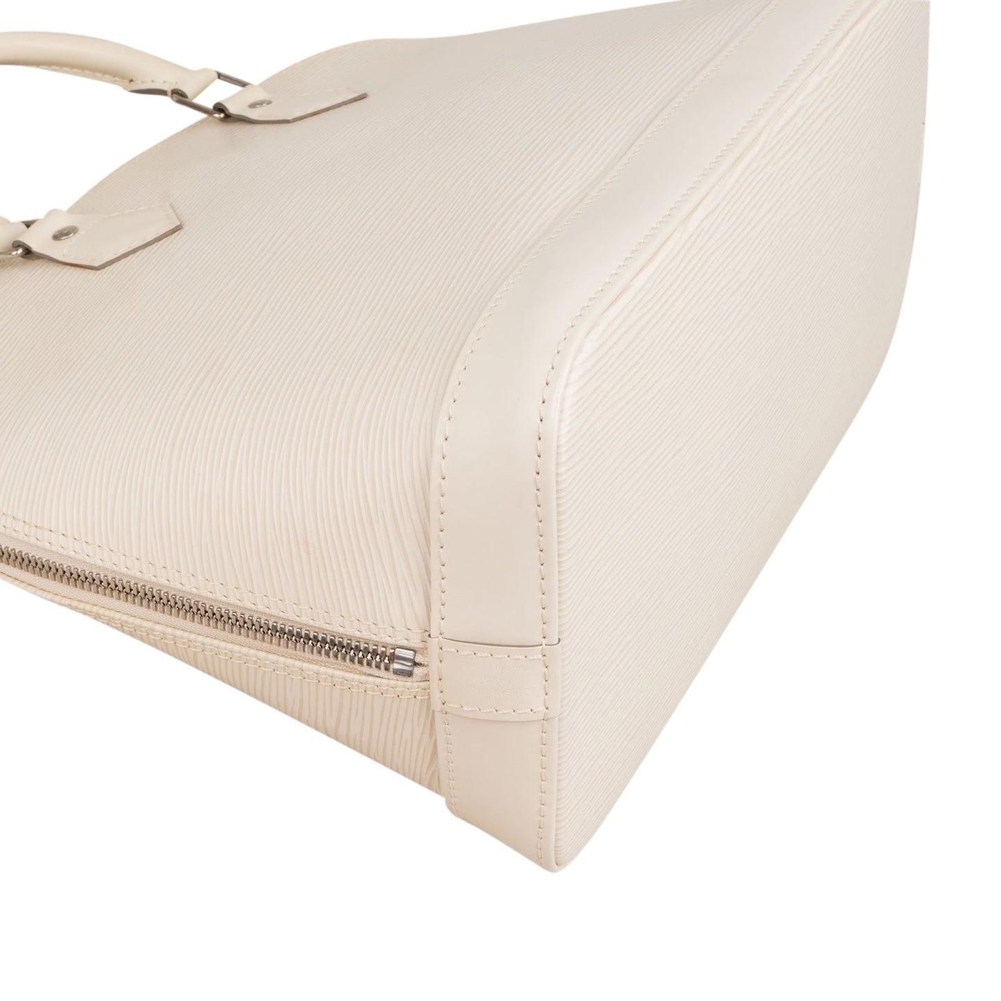 Louis Vuitton Ivory Epi Leather Alma PM Handbag