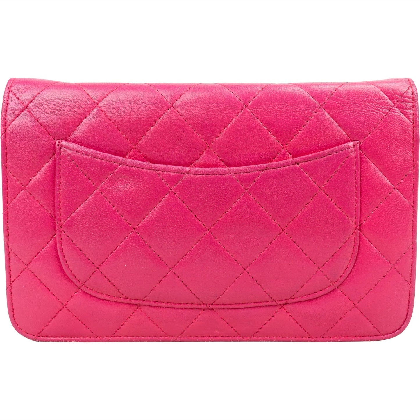 Chanel Quilted Lambskin Wallet On Chain Crossbody Bag