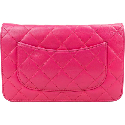 Chanel Quilted Lambskin Wallet On Chain Crossbody Bag